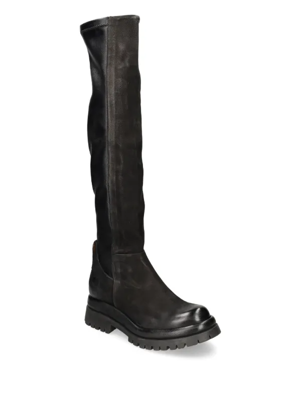 A.S.98 Zip Detail Boots | Black | FARFETCH