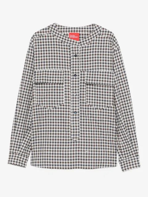 Merci check-print shirt