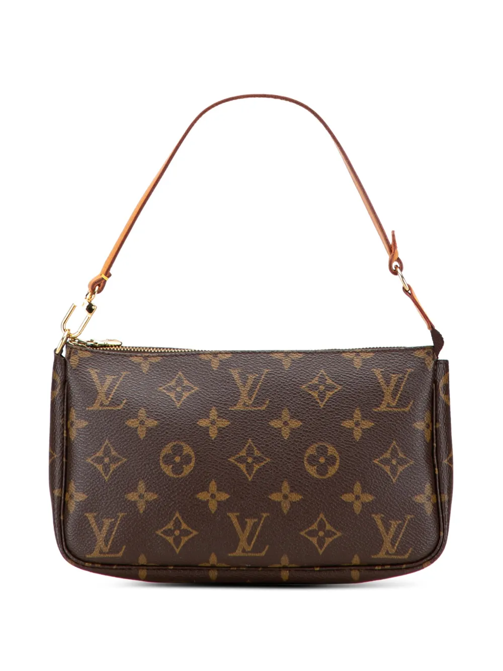 Louis Vuitton Pre-Owned 2002 モノグラム ポシェット アクセソワール ショルダーバッグ - ブラウン Louis Vuitton Pre-Owned 2002 モノグラム ポシェット アクセソワール ショルダーバッグ - ブラウン