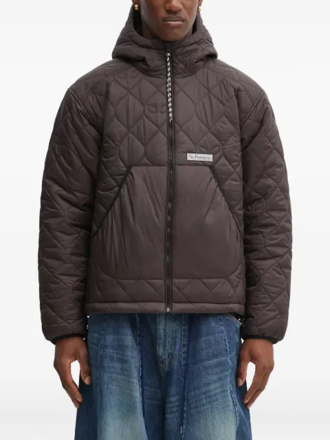 NO PROBLEMO quilted hooded jacket
