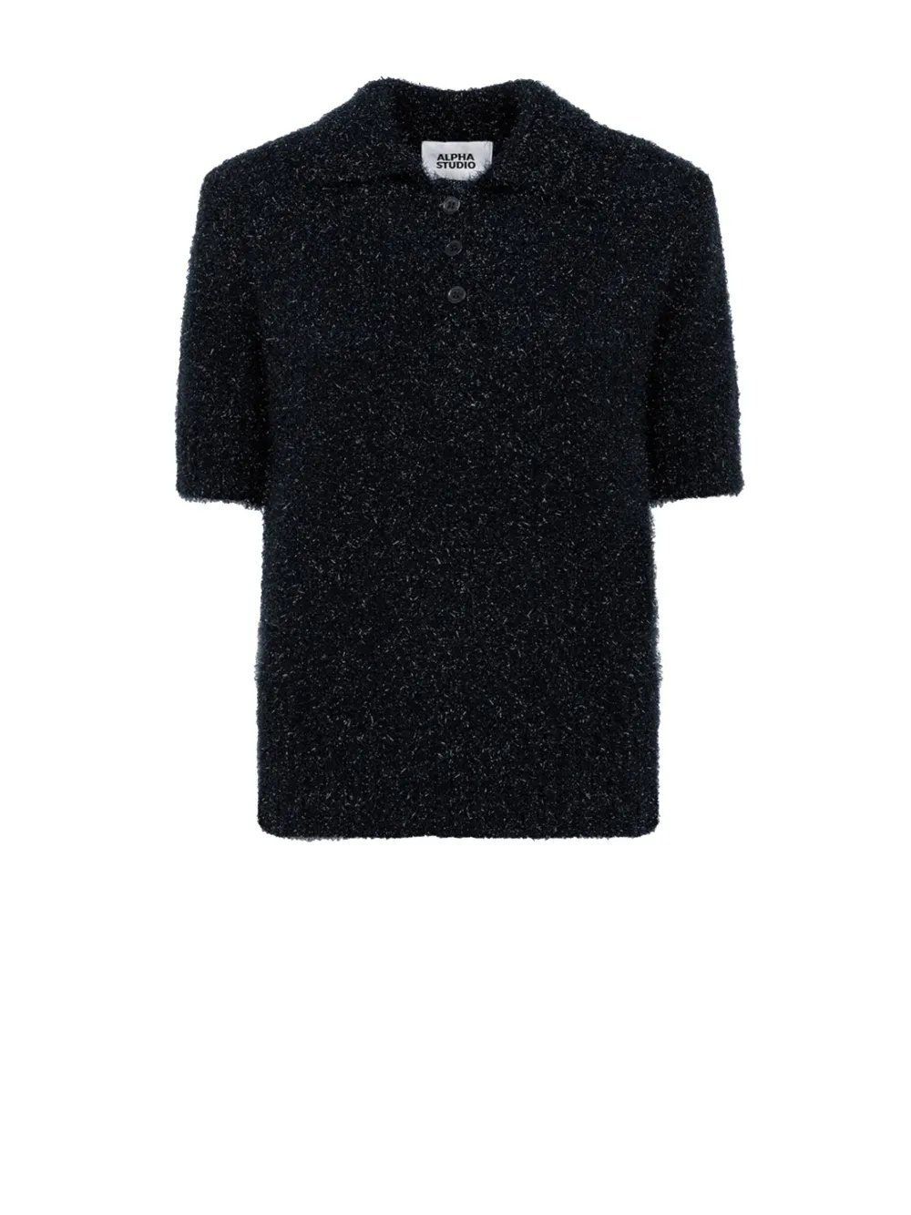 ALPHA STUDIO buttoned polo shirt - Blauw