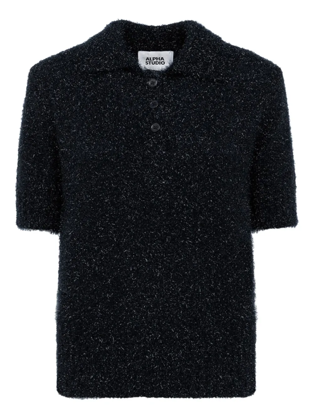 ALPHA STUDIO playera tipo polo con botones | azul | Image 1