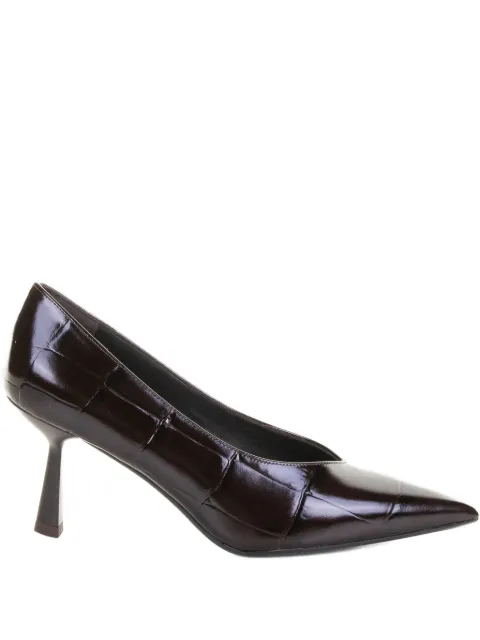 Chantal 70mm crocodile-print pumps