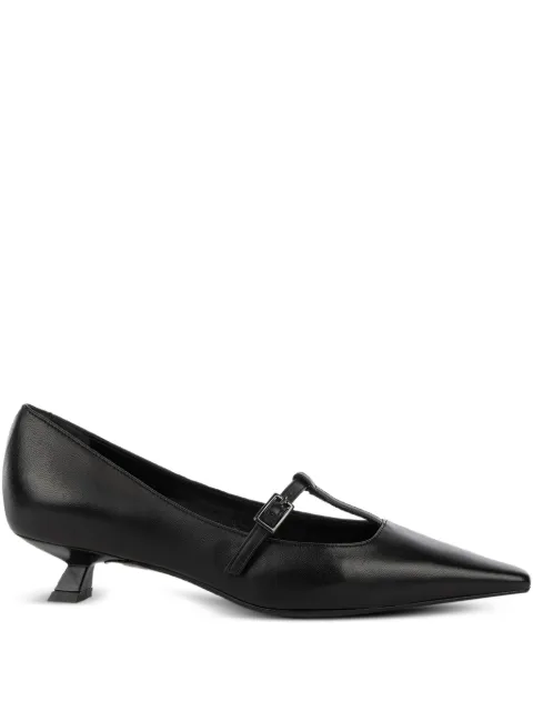 Chantal T-strap pointed toe pumps