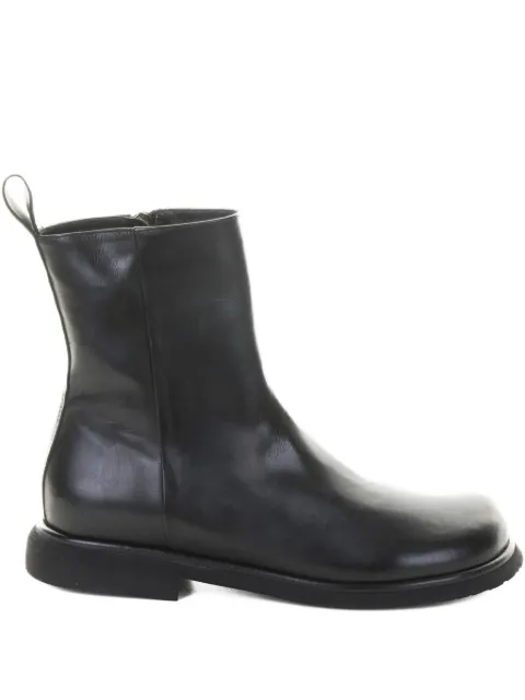 Laura B zip leather boots