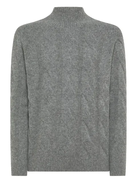 Seventy cable-knit high-neck sweater