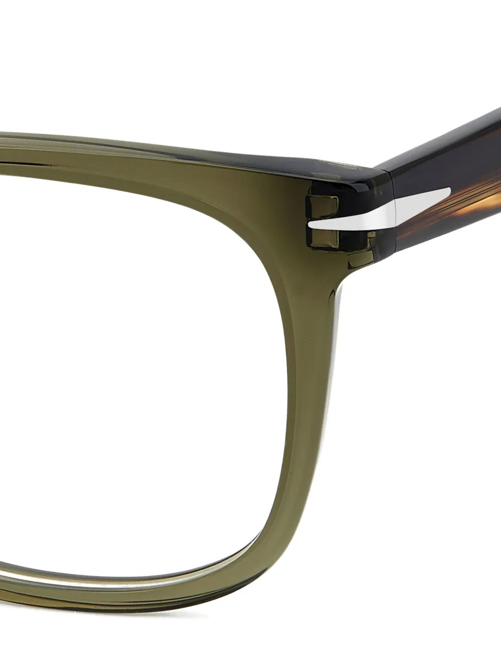 Eyewear By David Beckham Square-frame Glasses In Green