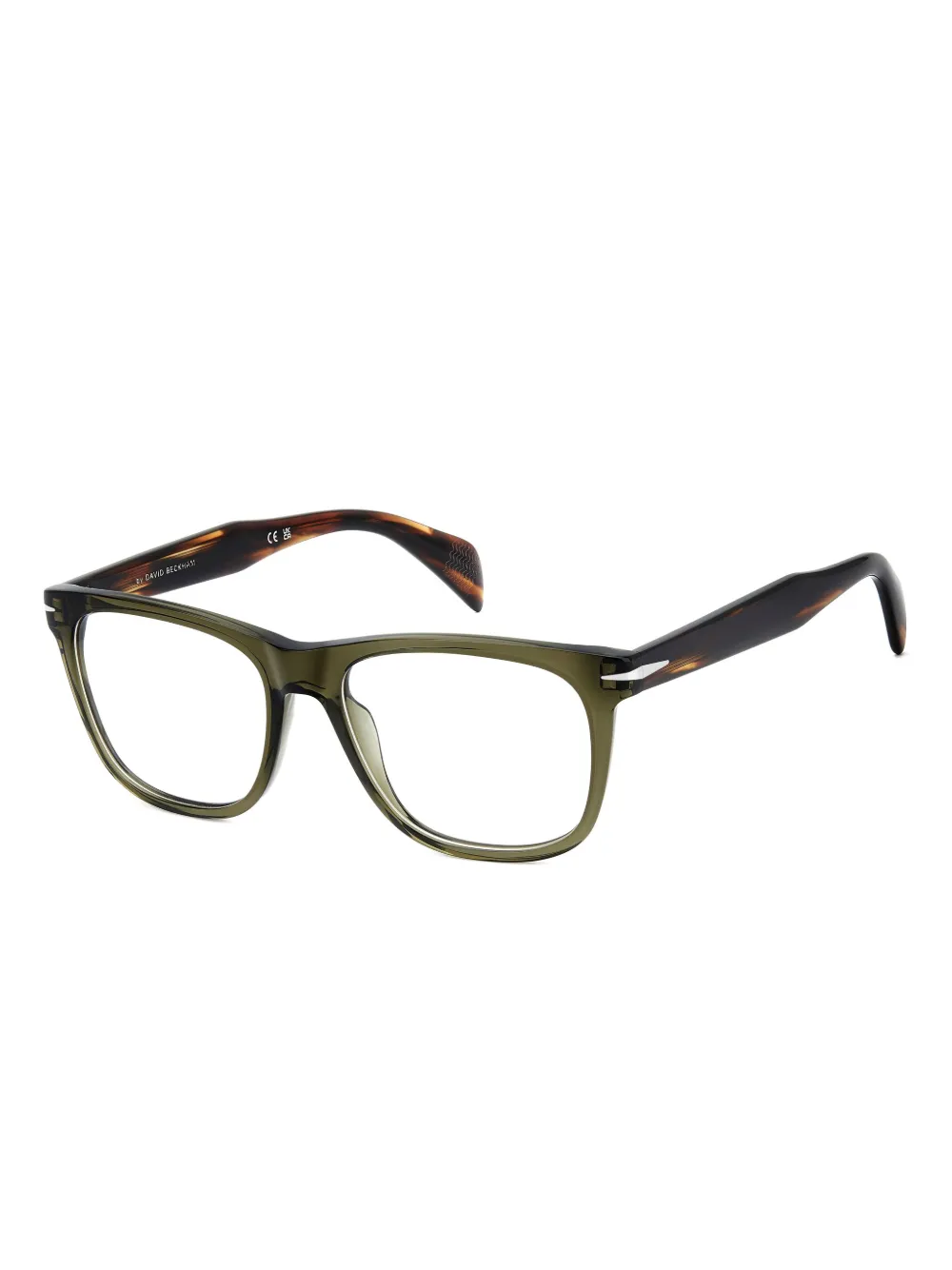 Eyewear By David Beckham Square-frame Glasses In Green