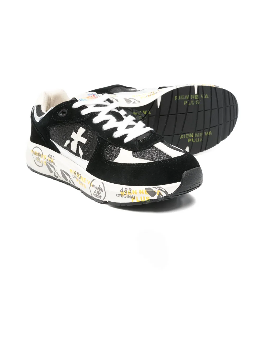 Premiata Kids Diva sneakers Zwart