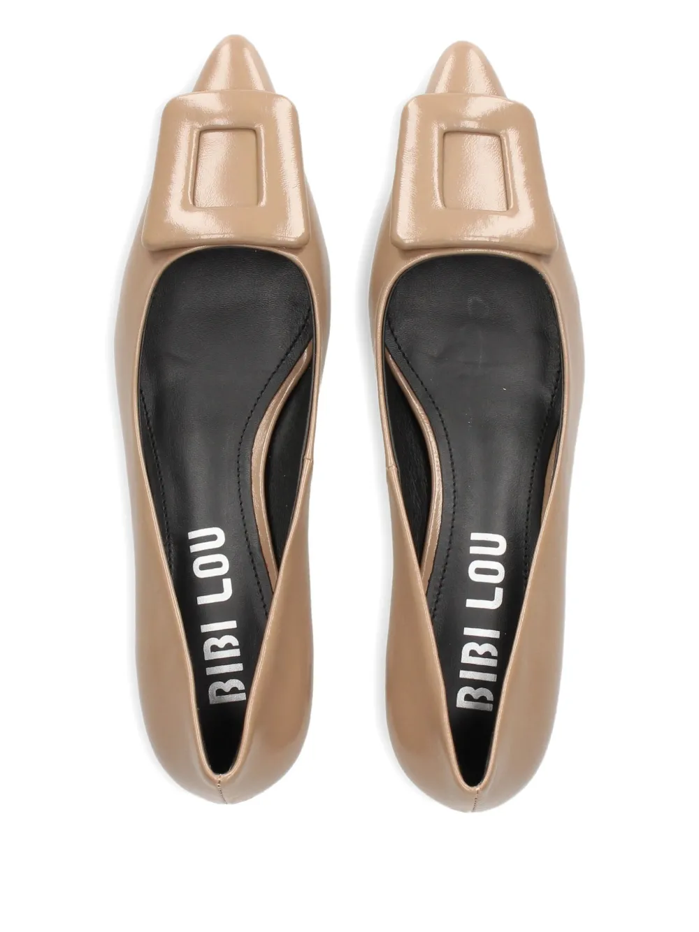 Bibi Lou 45mm Billi buckle pumps Beige