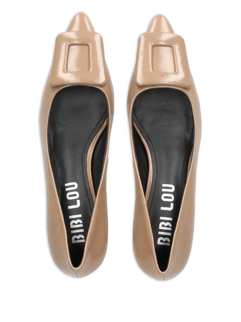 Bibi Lou 45 mm Billi pumps met gesp Beige