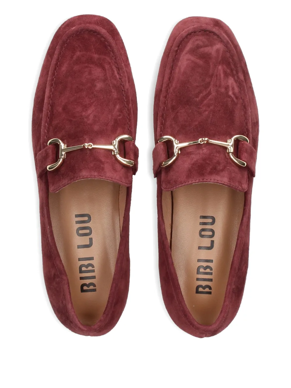 Bibi Lou Loafers met gespdetail Rood