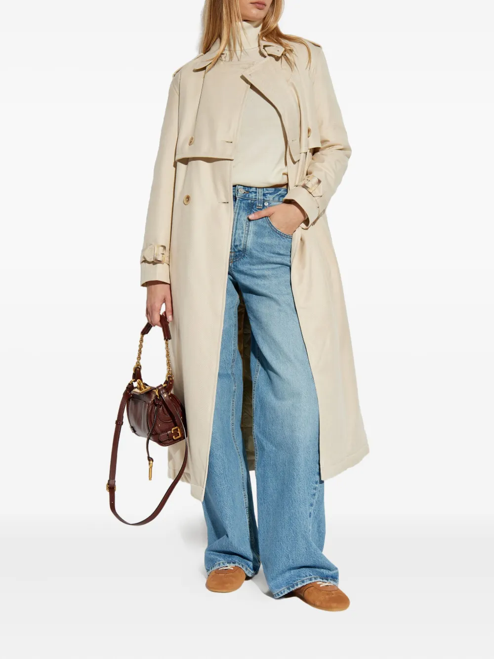 Add gabardina con doble botonadura y cinturón | Gabardinas e impermeables | Image 2