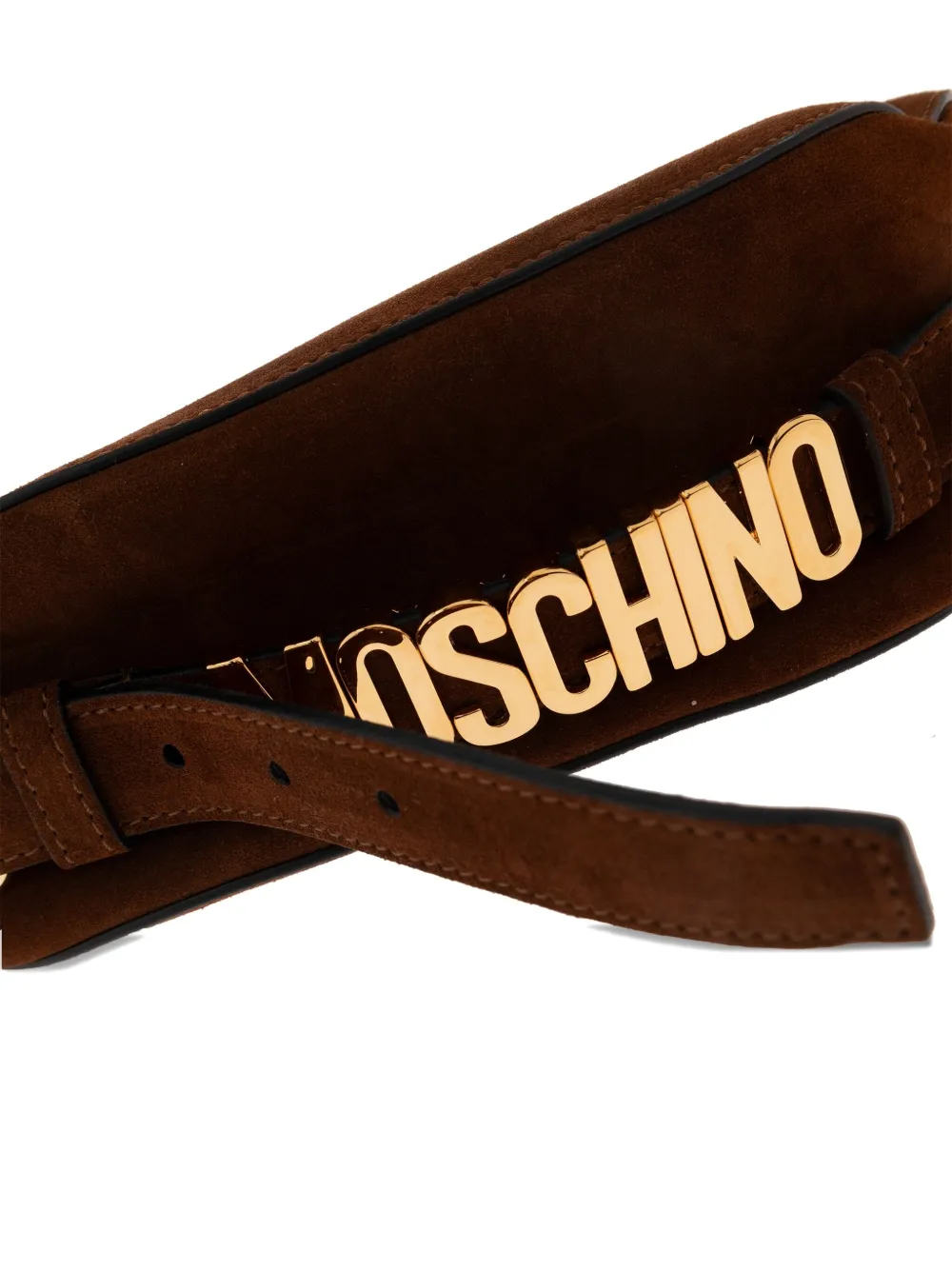 Moschino Handle Me ronde schoudertas Bruin