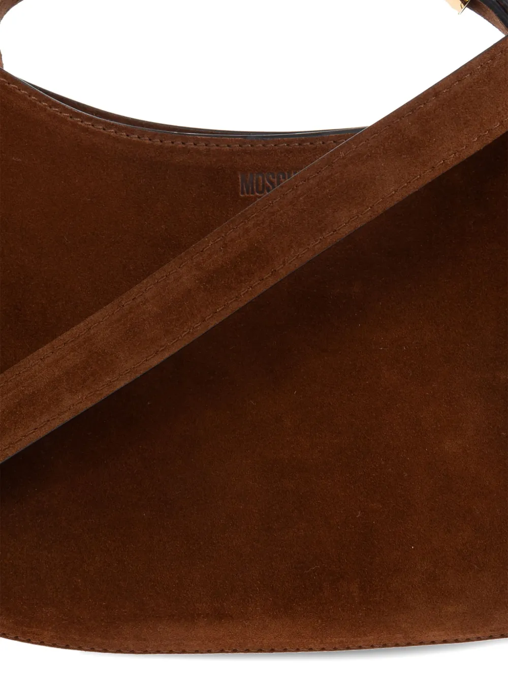 Moschino Handle Me ronde schoudertas Bruin