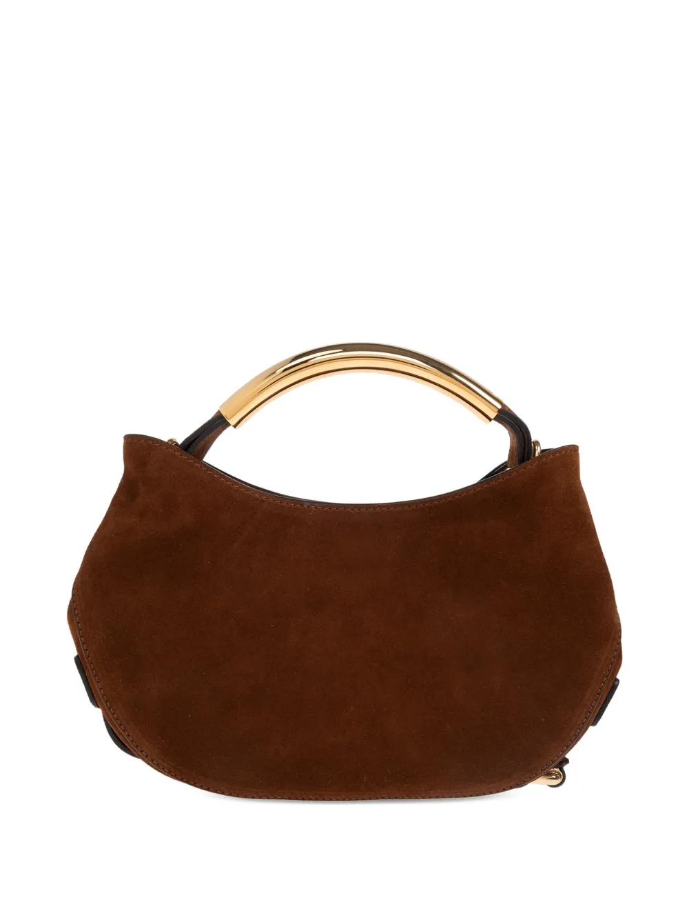 Moschino Handle Me ラウンド ショルダーバッグ - ブラウン