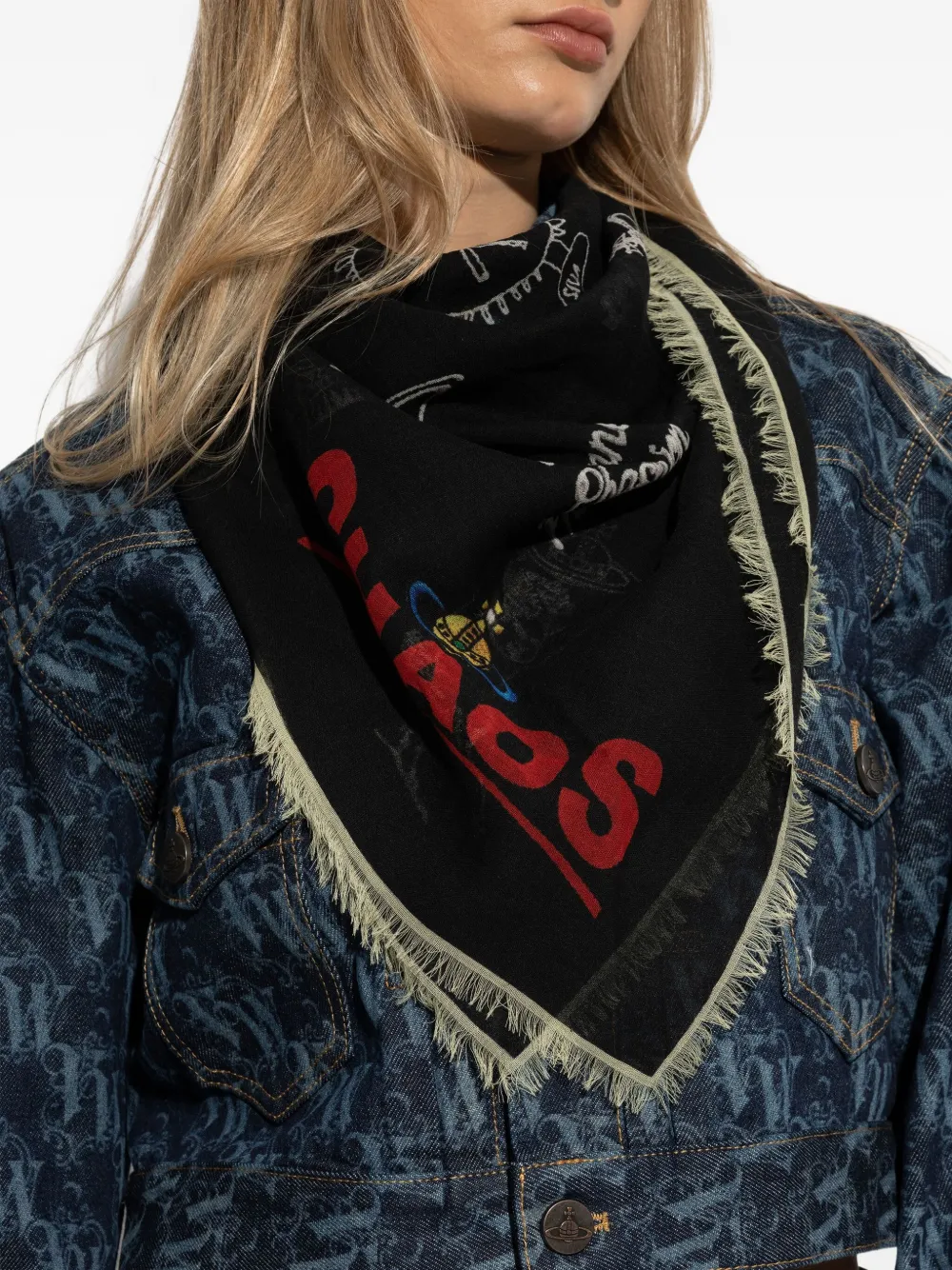 Vivienne Westwood bufanda con flecos | Hombre | Image 2