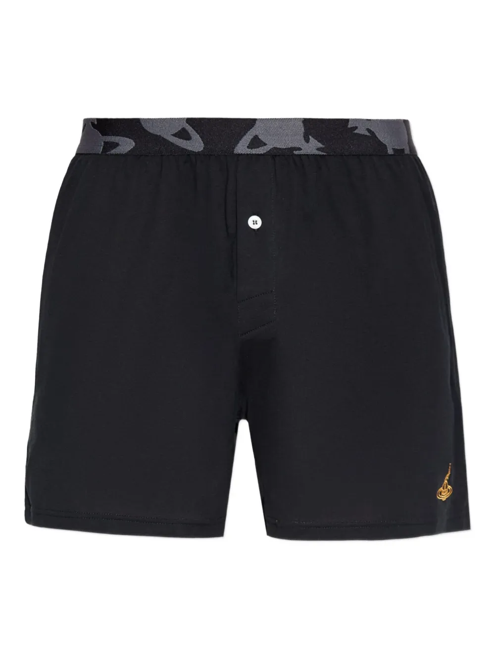 Vivienne Westwood bóxer con estampado militar y botones | negro | Image 1