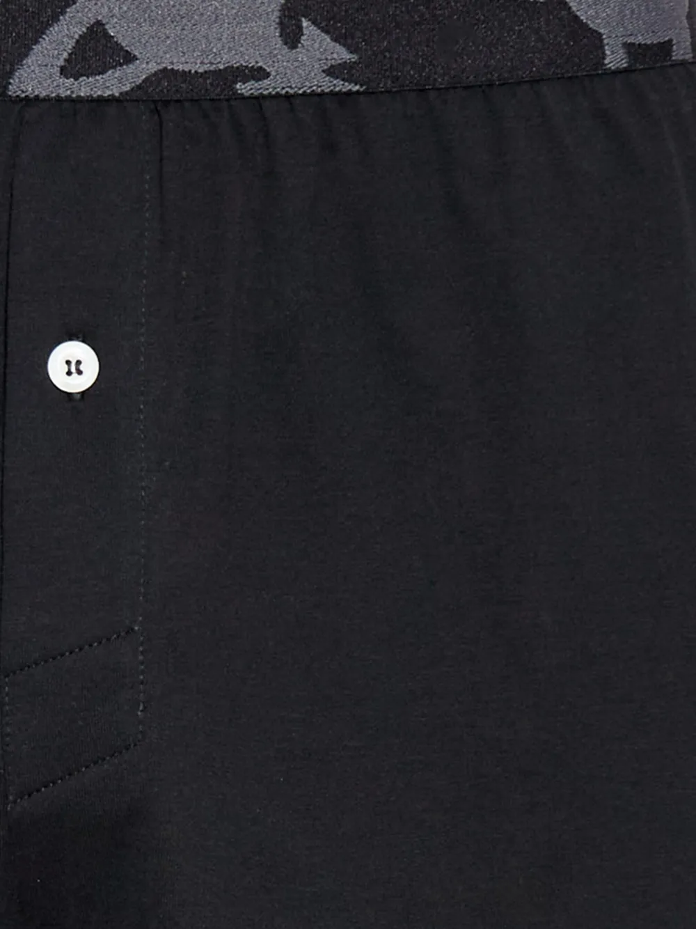 Vivienne Westwood Boxershorts met camouflageprint en knoop Zwart