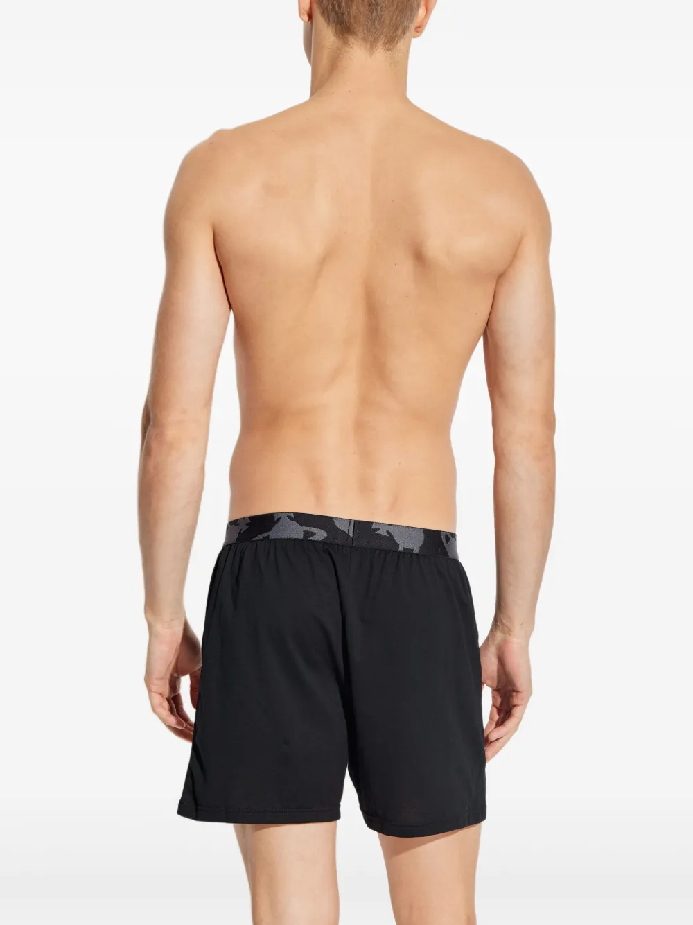 Vivienne Westwood Boxershorts met camouflageprint en knoop Zwart