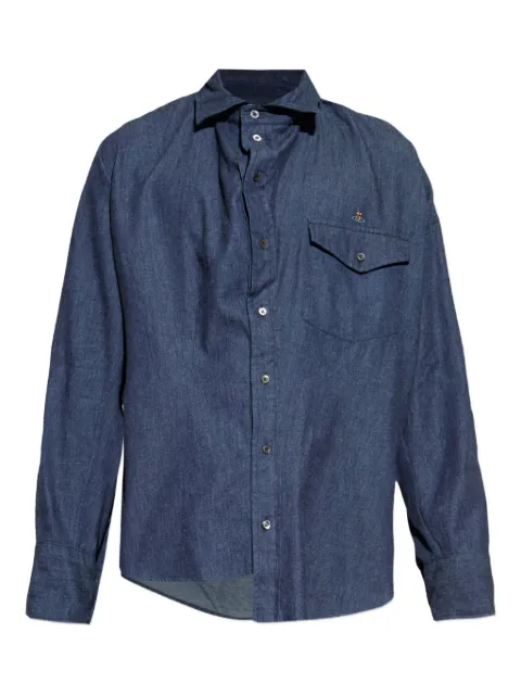 Vivienne Westwood Orb-logo buttoned shirt