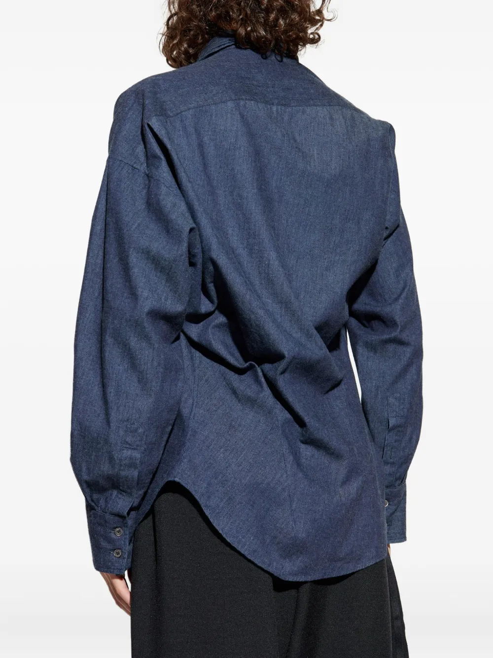 Vivienne Westwood Overhemd met knopen en logo Blauw