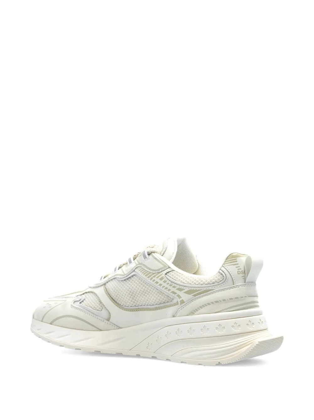 DSQUARED2 Sneakers met vlakken Wit