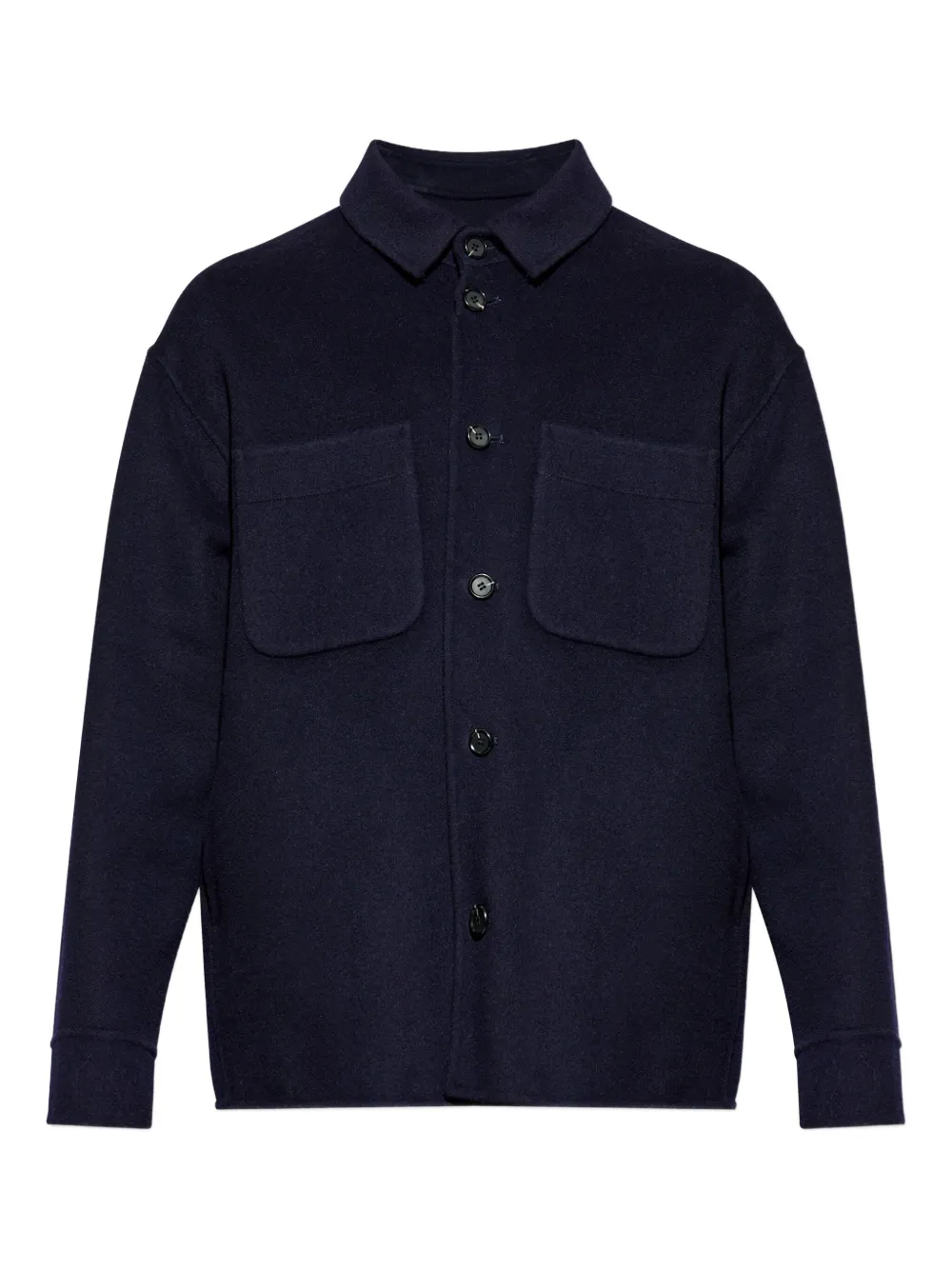 Add pocket button overshirt | Blue | Image 1