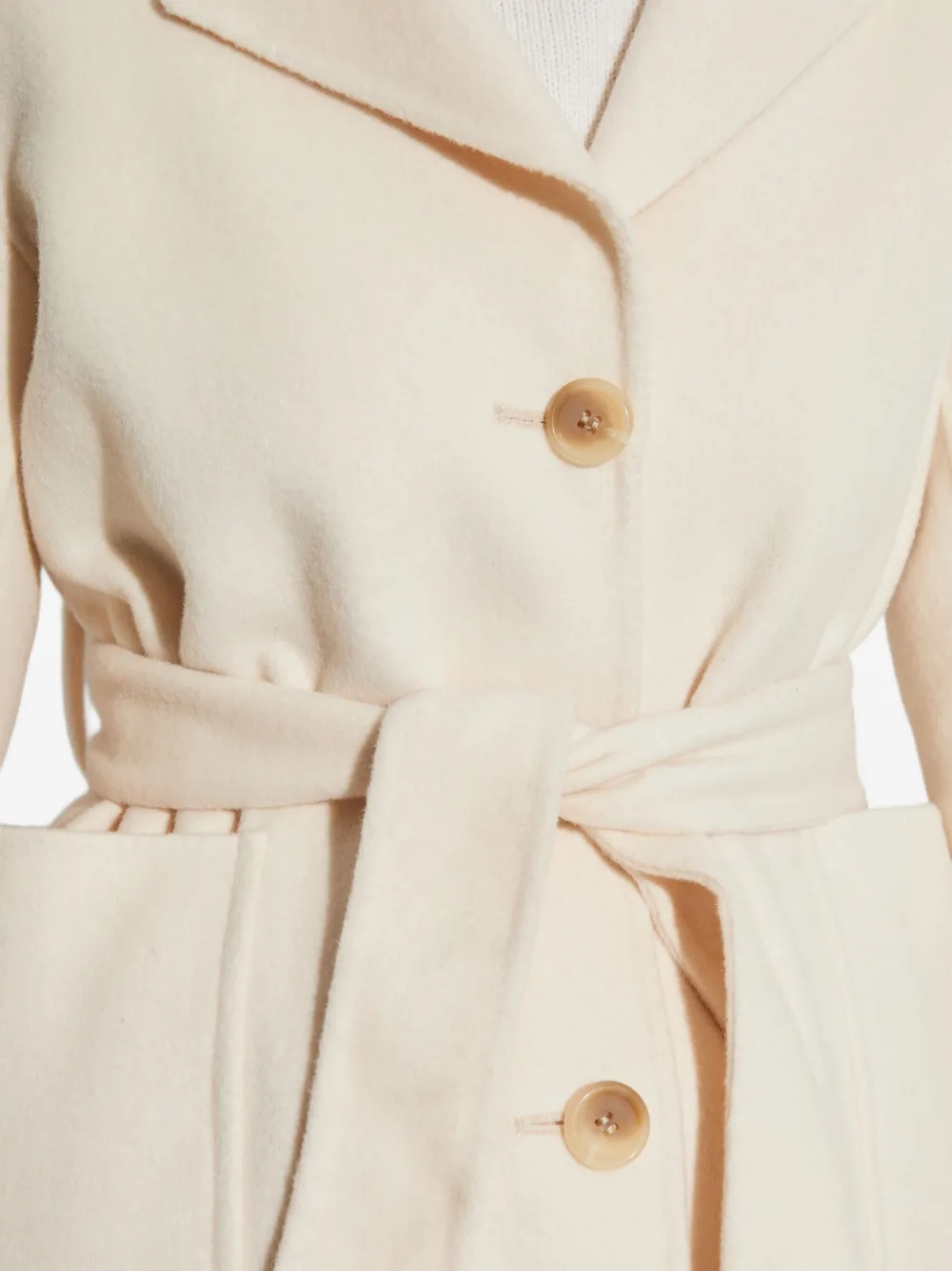 Add Belted Pocket Coat In Neutral