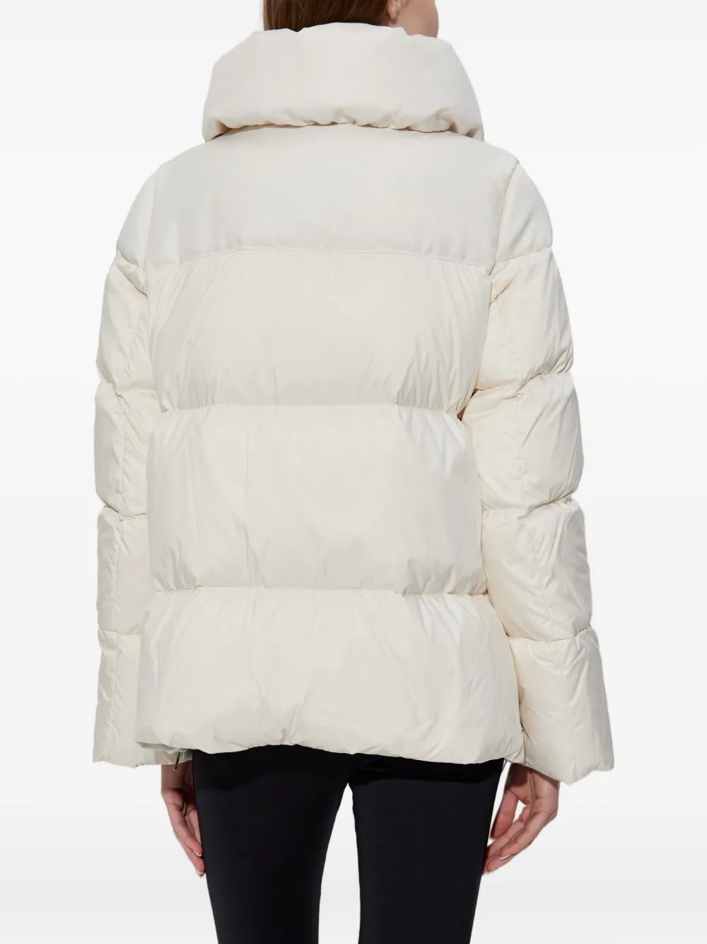Add Funnel-neck Ped Jacket In White