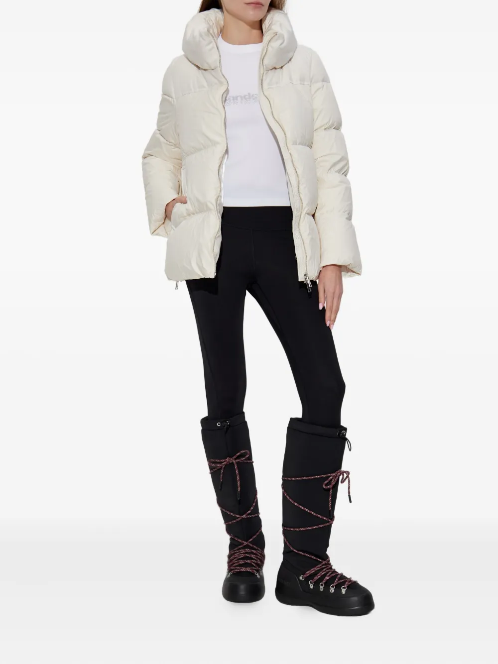Add Funnel-neck padded jacket | Down Jackets | Image 2