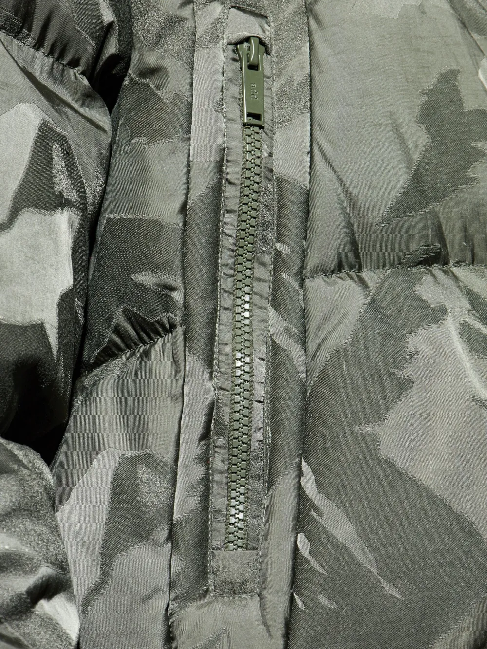 Add Camouflage-pattern Hooded Jacket In Green
