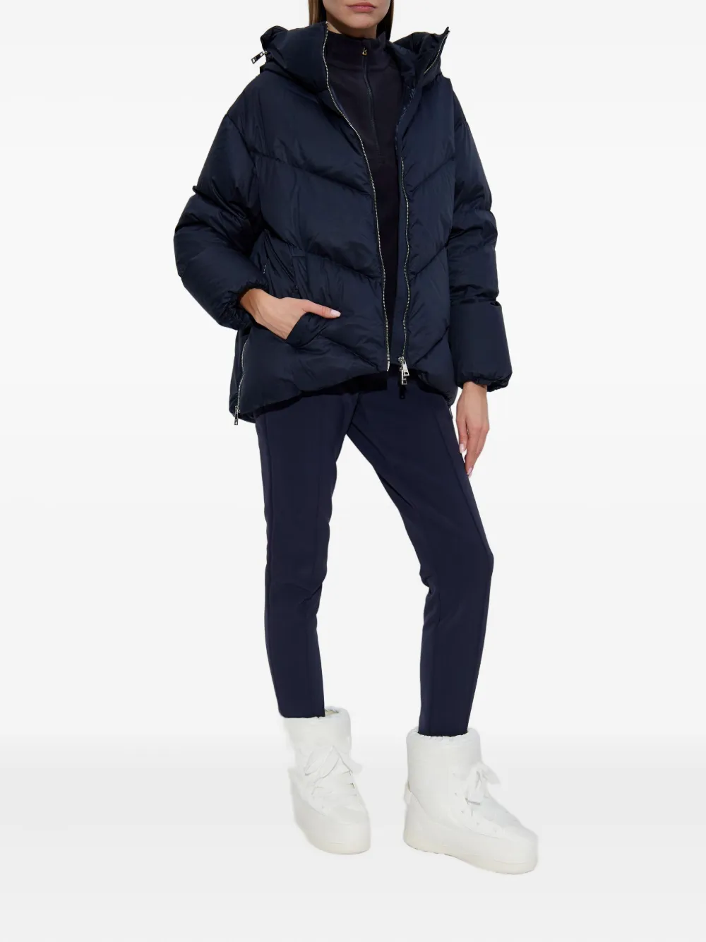 Add hooded zip jacket | Down Jackets | Image 2