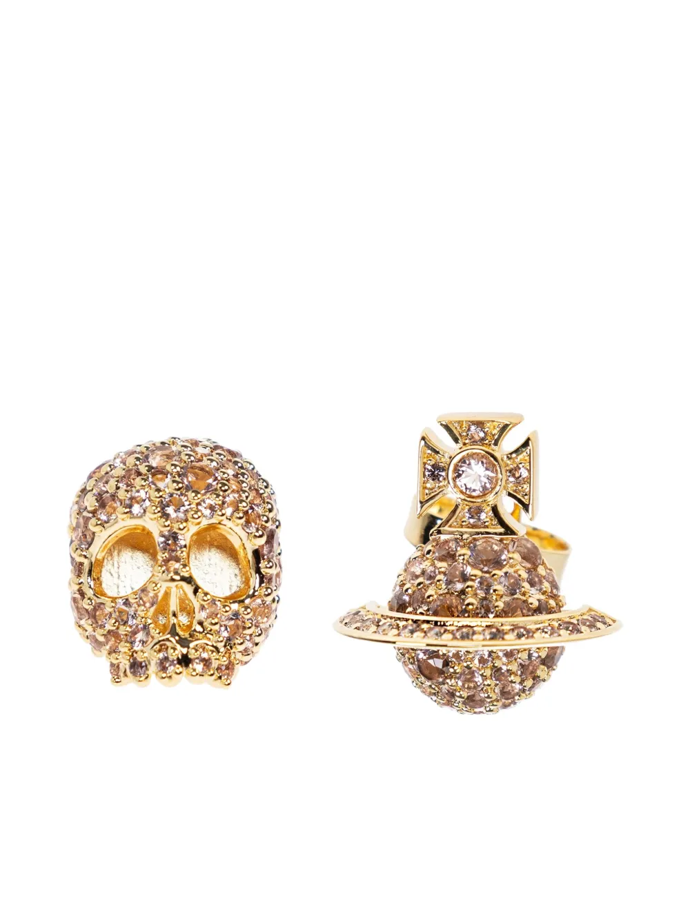 Vivienne Westwood Circe Stud Earrings In Gold