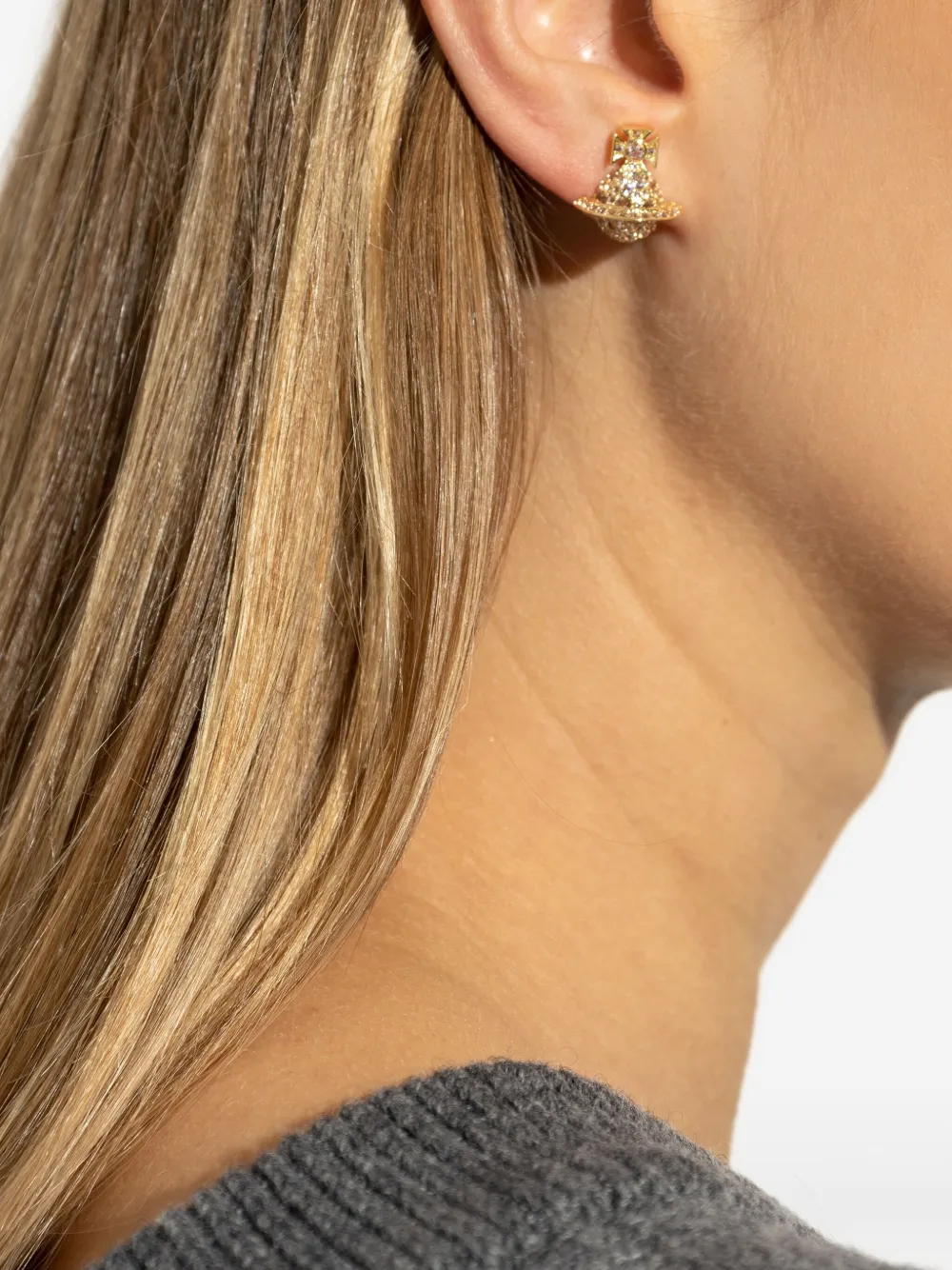 Vivienne Westwood Circe oorbellen - Goud