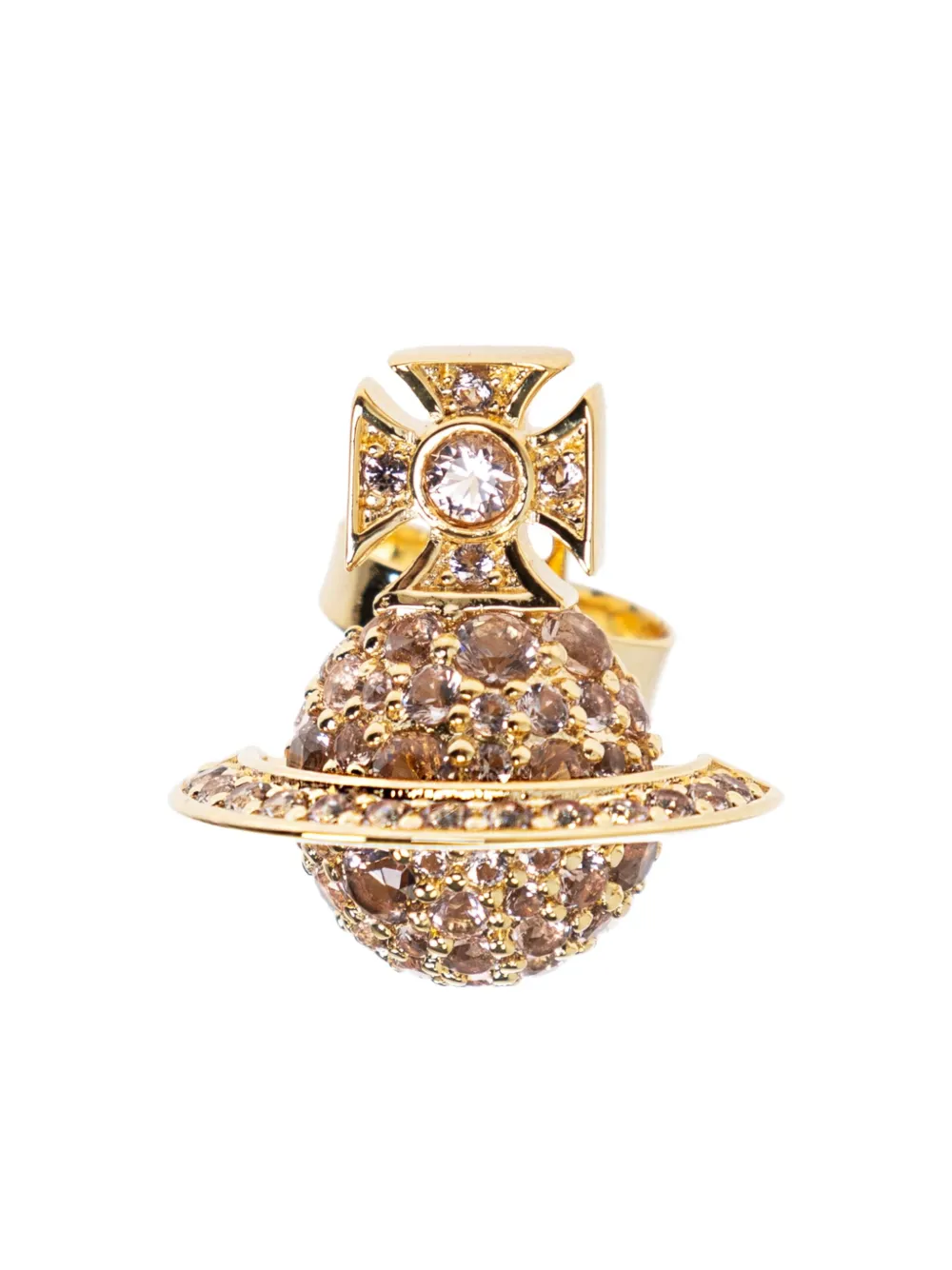 Vivienne Westwood Circe Stud Earrings In Gold