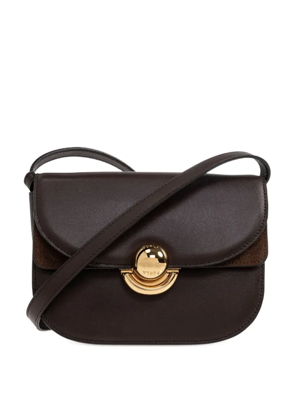 Furla Sfera フラップショルダーバッグ ミニ | ブラウン | FARFETCH JP