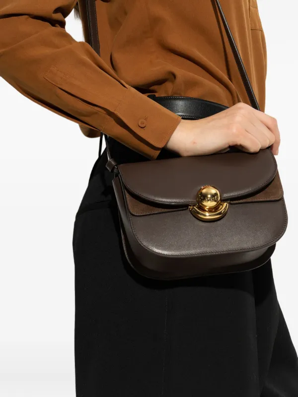 Furla Sfera フラップショルダーバッグ ミニ | ブラウン | FARFETCH JP