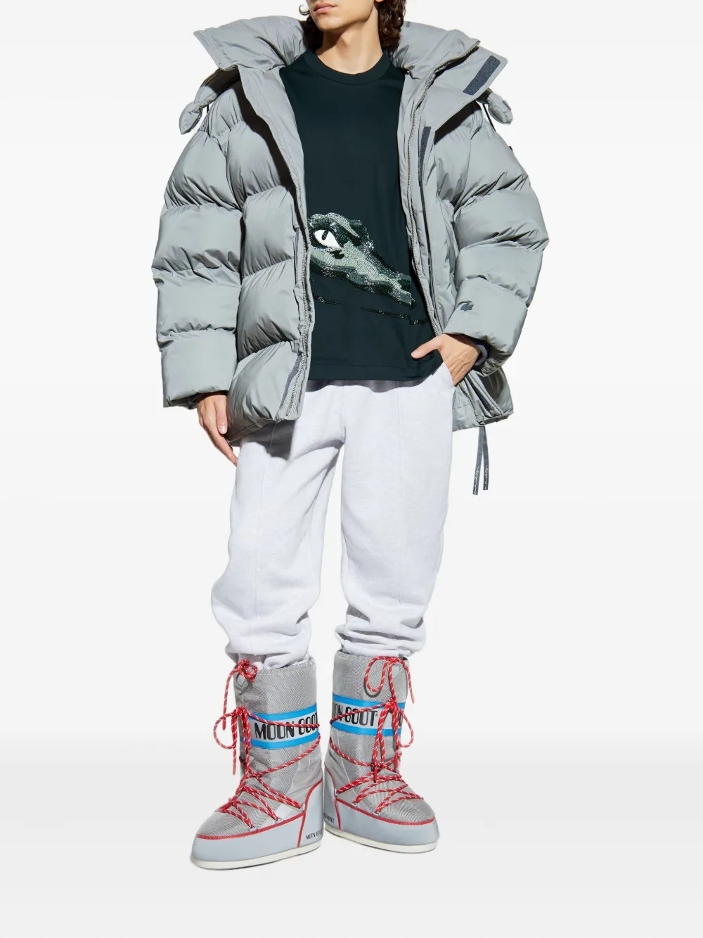 Lacoste hooded padded jacket | Hooded Jackets | Image 2
