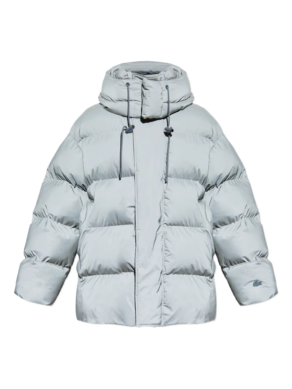 Lacoste hooded padded jacket | Grey | Image 1