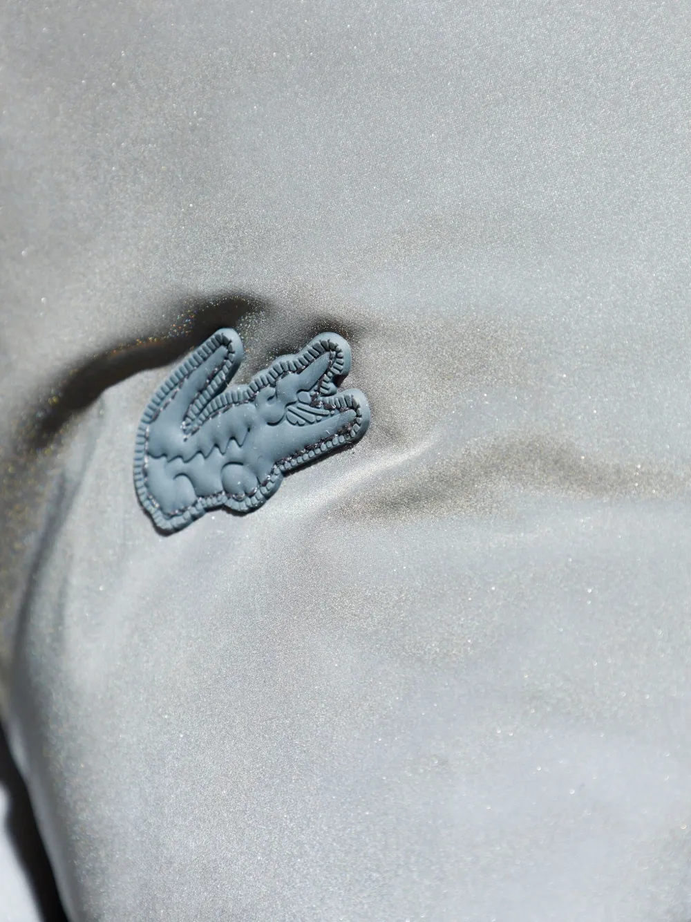 Lacoste Gewatteerd jack met capuchon Grijs