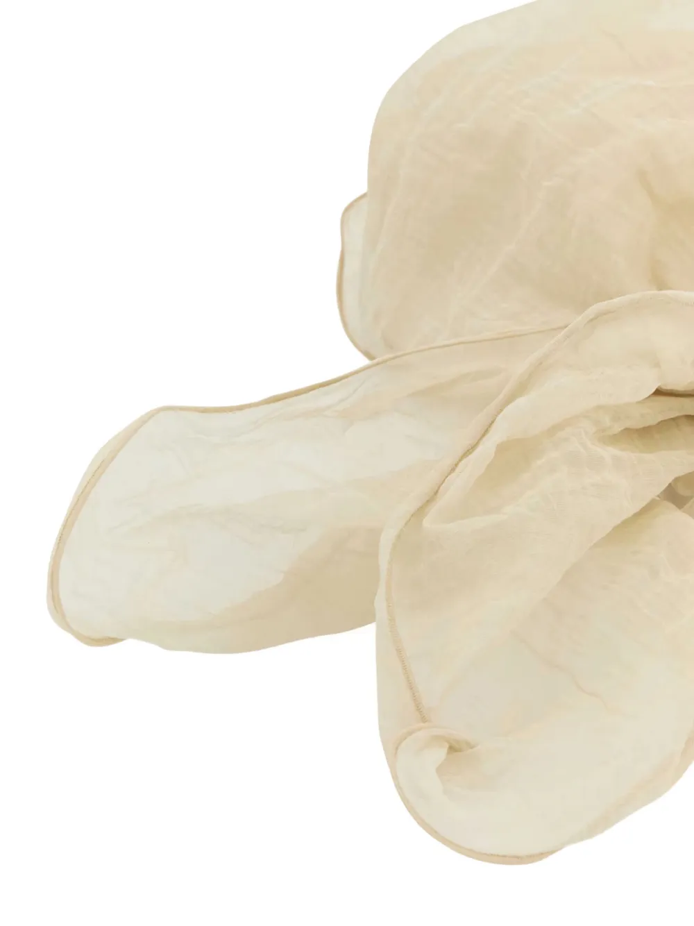 Magda Butrym Semi-doorzichtige sjaal Beige