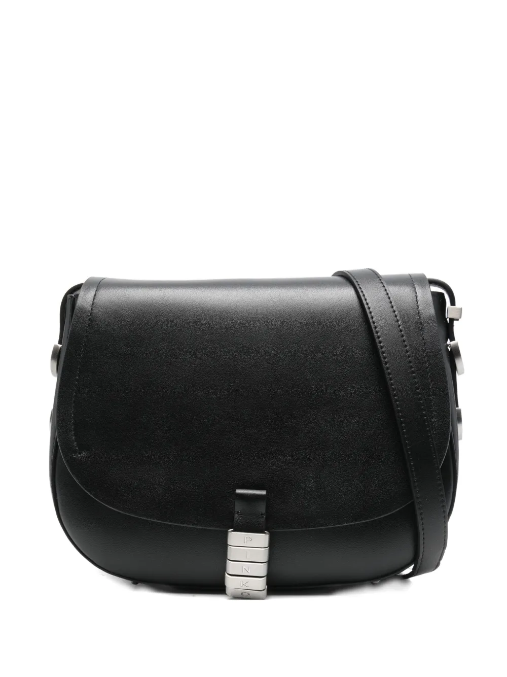 PINKO leather crossbody bag - Nero