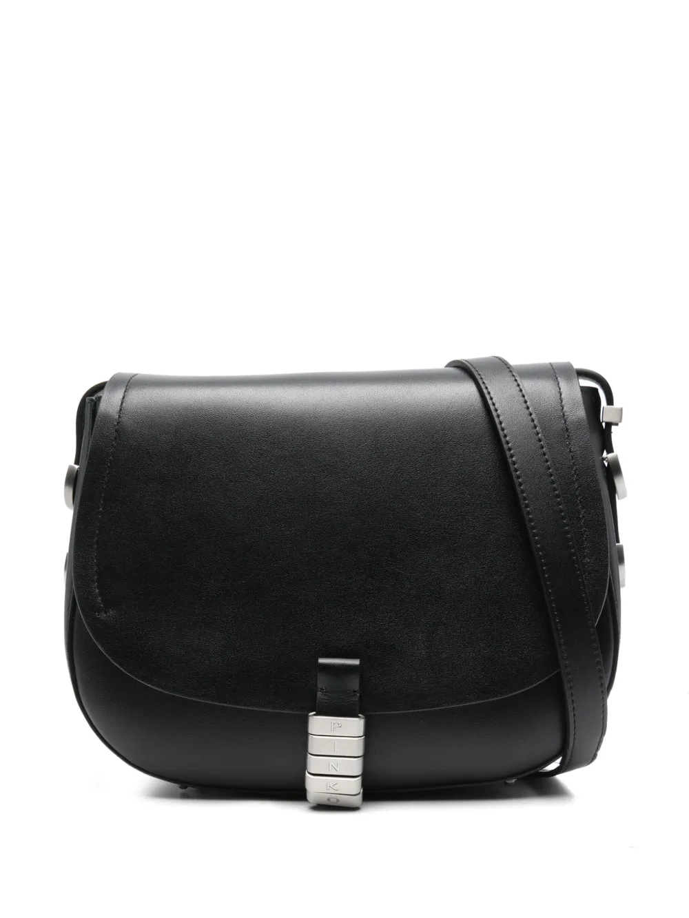PINKO leather crossbody bag - Nero