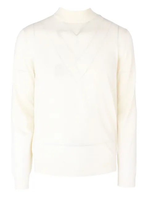 Lardini mock-neck knit sweater