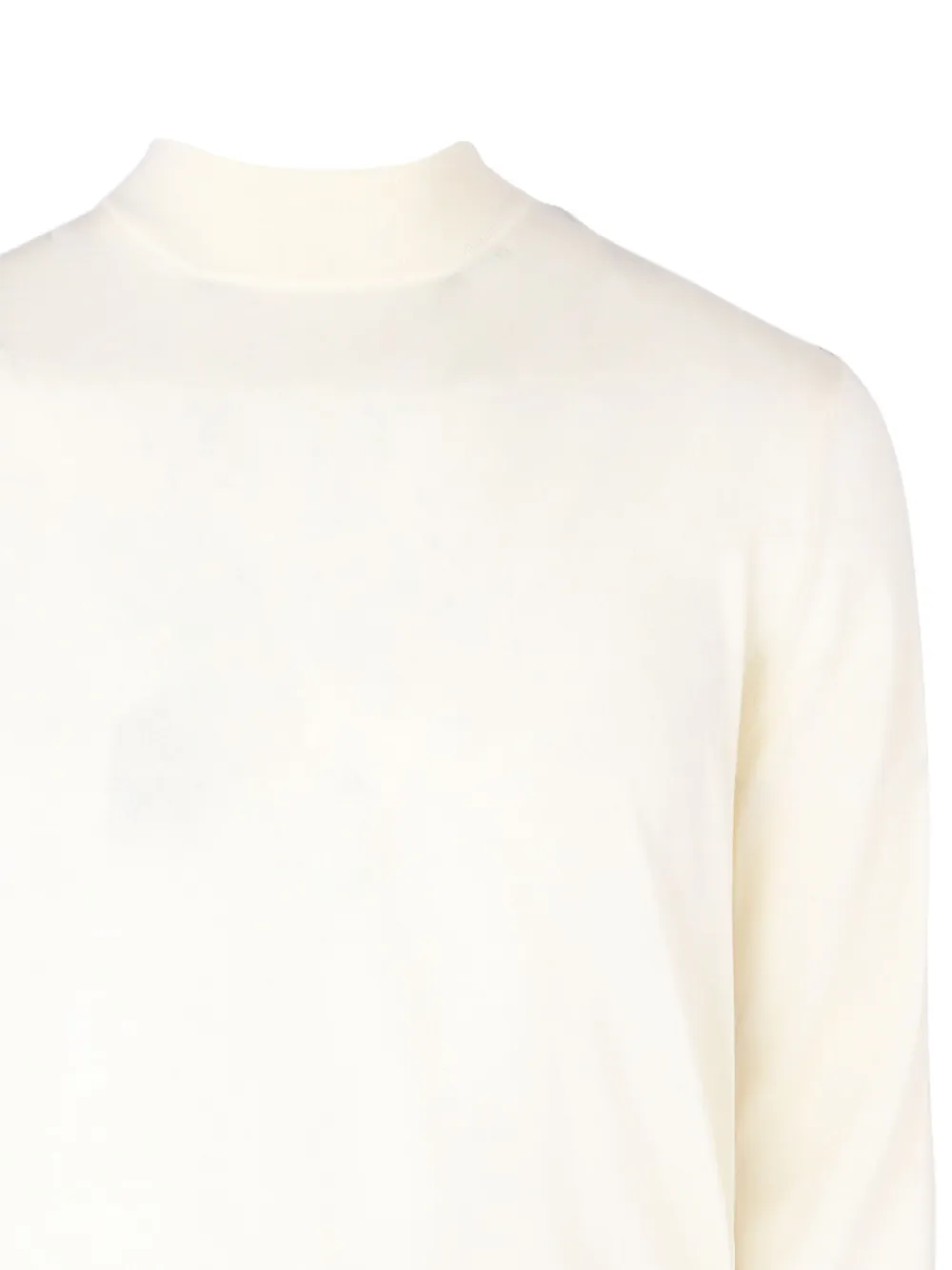 Lardini Gebreide trui met hoge hals Wit