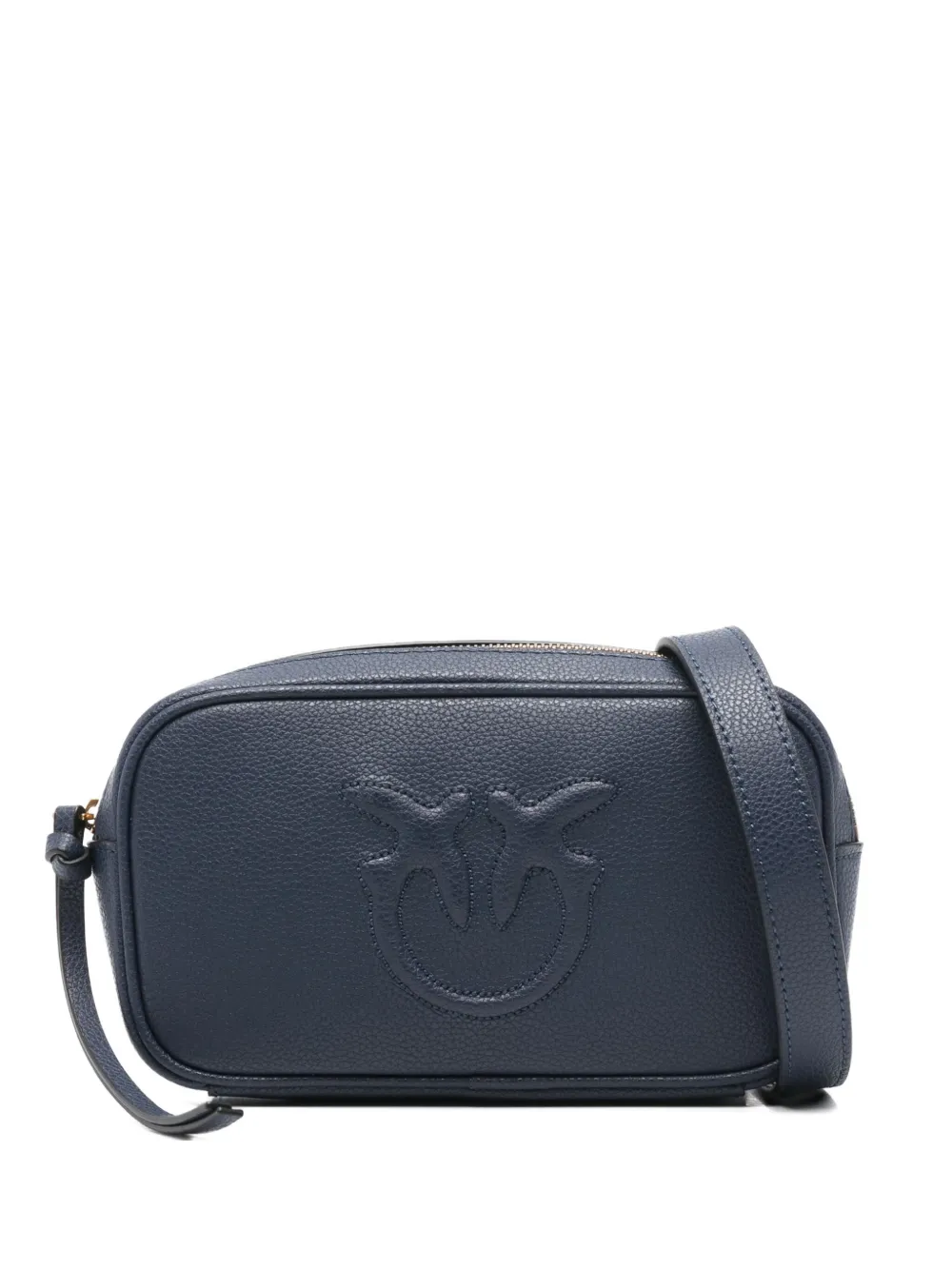 Pinko Logo-embossed Belt Bag In Blue