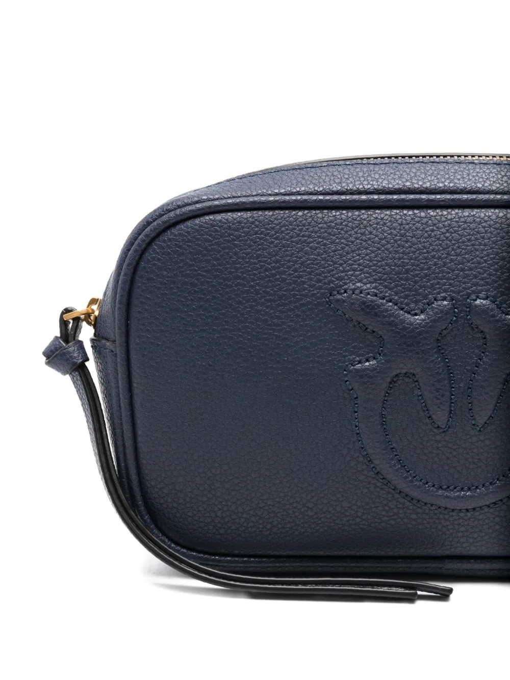 Pinko Logo-embossed Belt Bag In Blue