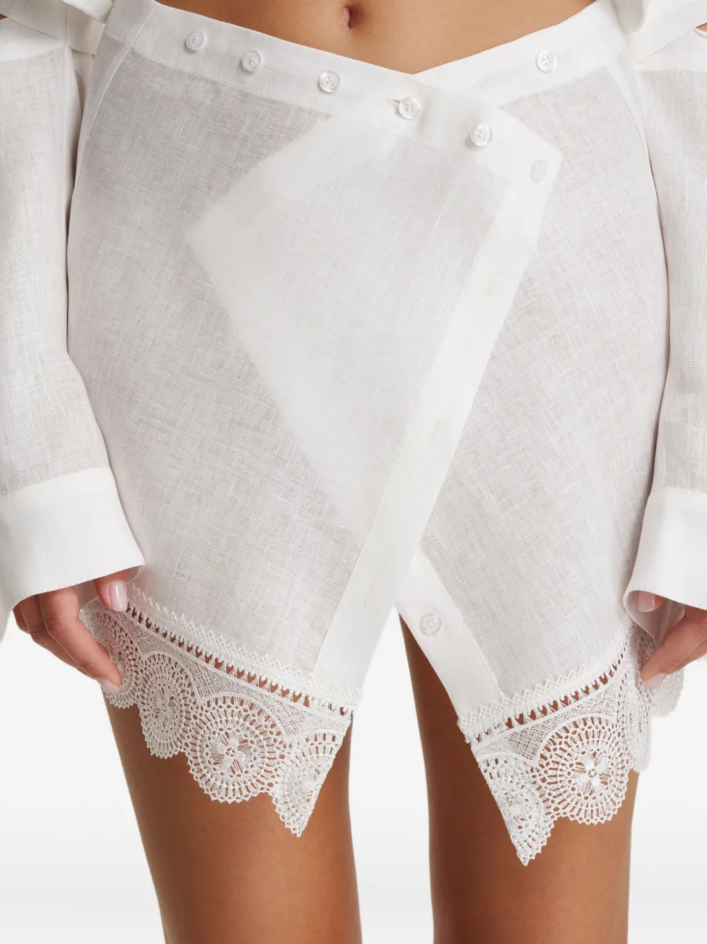 Lace-Trim Shirt