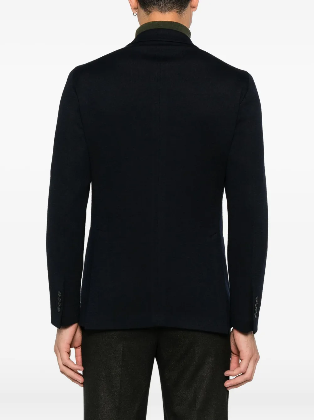 Tagliatore Blazer met dubbele rij knopen en zak Zwart